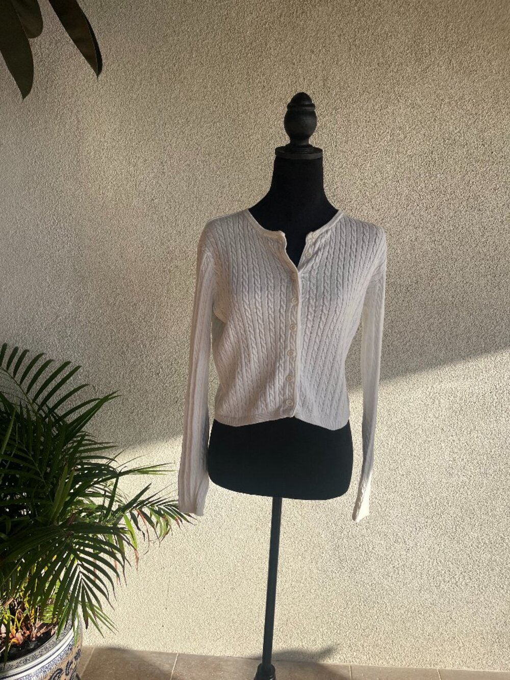White Cardigan